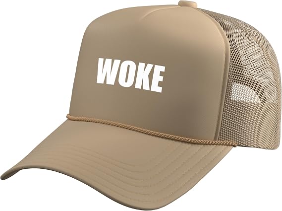 Woke Trucker Hat with Adjustable Mesh Back