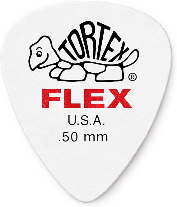 Jim Dunlop Tortex FlexTM Standard Pick .50MM - 12 Pack