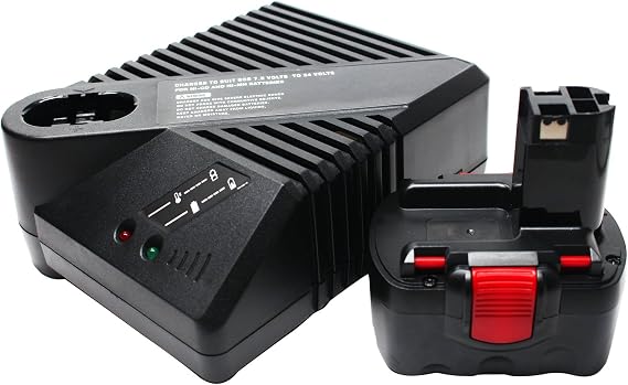 Battery for Bosch 14 + Charger Kit 33614 BAT040 GST 14.4 V 3660K