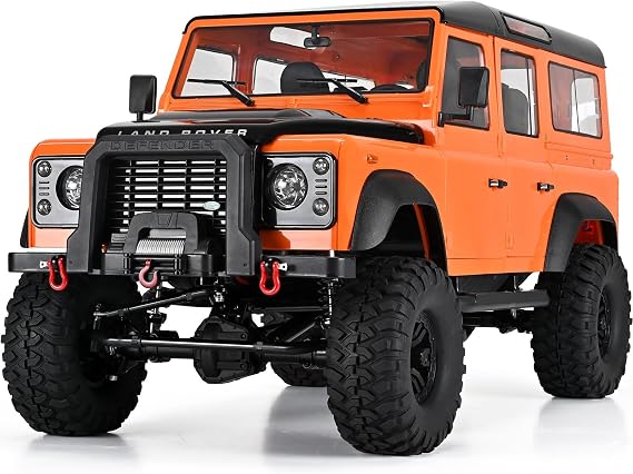 DOUBLE E 1/8 Land Rover Defender D110 RC Crawler Truck, 4x4 Offroad Hobby Grade with 550 Motor, for Adults E101