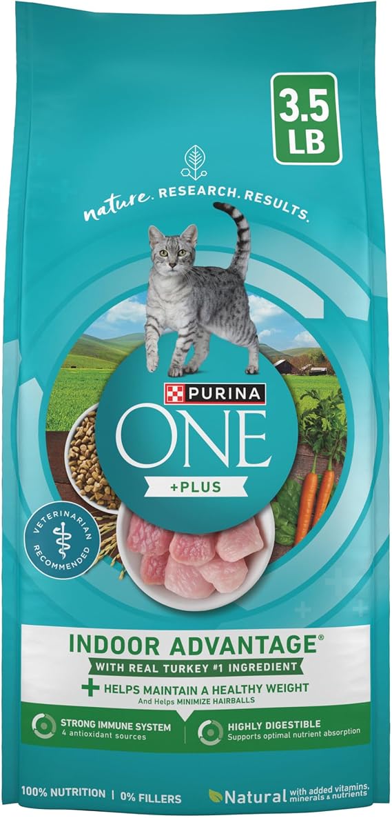 Purina ONE Natural Indoor Dry Cat Food, +Plus Indoor Advantage