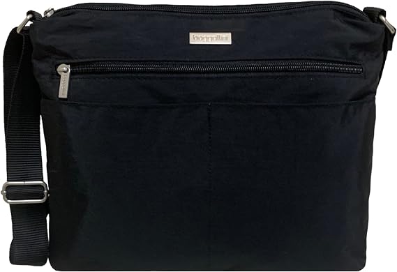 BAGGALLINI Special Edition LARGE ZIPPER Bagg Crossbody Bag Black