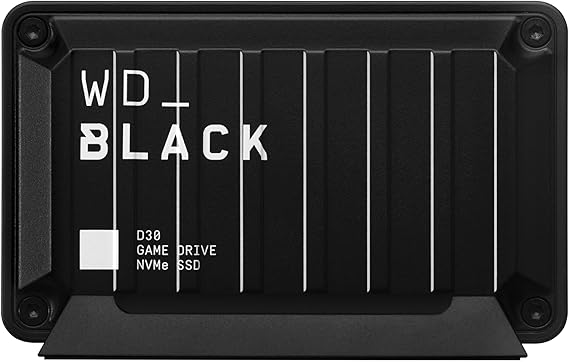 WD_BLACK D30 1TB Game Drive SSD for Xbox, Portable External SSD, Read speeds up to 900 MB/s, Works with Xbox Series X|S 1 month membership Game Pass Ultimate, Speed & Storage Expansion, Black