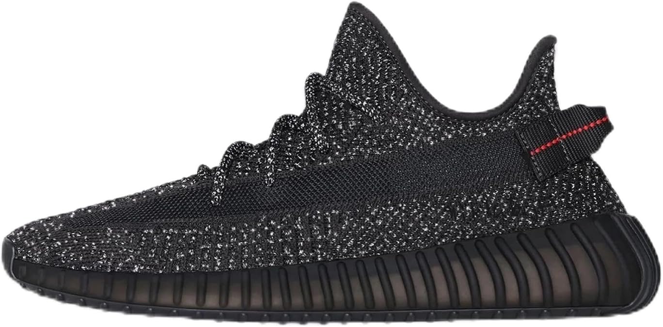 adidas Mens Yeezy Boost 350 V2 Reflective FU9007 Black - Static - Size 14