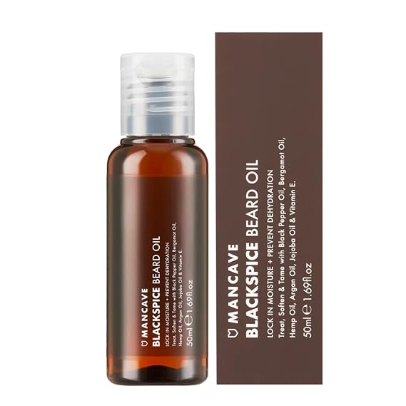 ManCave Natural Blackspice Beard Oil 50ml