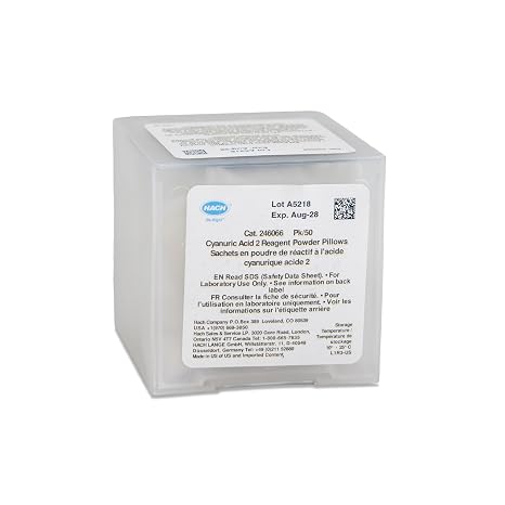 Hach Cyanuric Acid 2 Reagent Powder Pillows, 246066 | Pack of 50