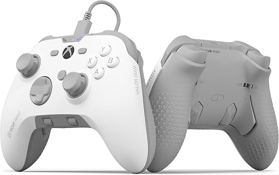 SCUF VALOR PRO Wired Performance Xbox Controller – Customizable Backpaddle, Instant Trigger, Hall Effect Thumbstick, Audio Control, Xbox Series X|S, Xbox One, Windows PC – White