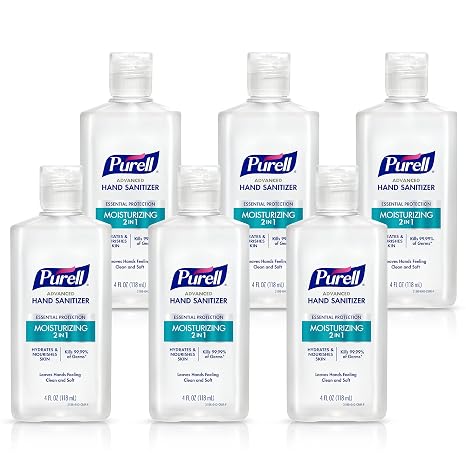 Purell 2in1 Moisturizing Hand Sanitizer Gel 6ct x 4 fl oz - 3498-04-EC
