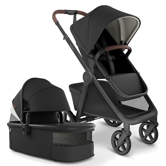Mompush Ultimate 3 Full-Size Stroller with Bassinet, Newborn to Toddler