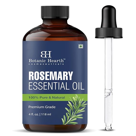 Botanic Hearth 100% Pure and Natural Rosemary Essential - 4 Fl Oz