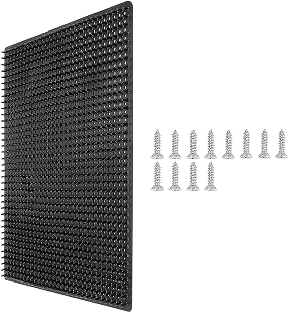 Horse Scratching Post Pad, Livestock Scratcher Panels, Sheep Grooming Brushes, Itch Relief Soft Touch Mat, Reusable And Weather Resistant, For Farm Animals