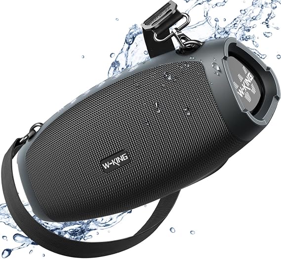 W-KING Bluetooth Speaker, 120W Max Portable Loud Wireless Boombox IPX6