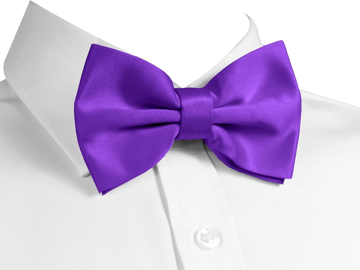trilece Bow Ties for Men - Men's Solid Pretied Bowties for Formal Wear - Adjustable Bow Tie - Bow ties for Woman