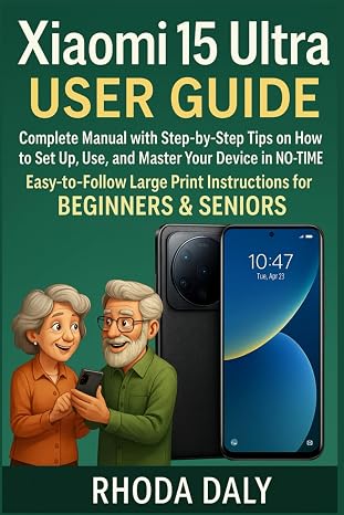 Xiaomi 15 Ultra User Guide: Complete Manual with Step-by-Step Tips on How to Set Up, Use, and Master Your Device In NO-TIME. Easy-to-Follow Large Print Instructions for BEGINNERS & SENIORS