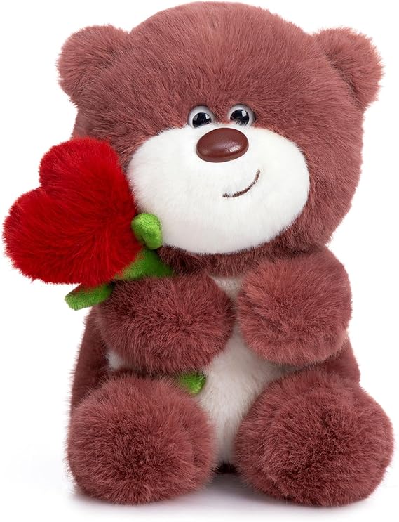 BEJOY Teddy Bear Plush Bear, Teddy with Rose Plush Toys Stuffed Animal