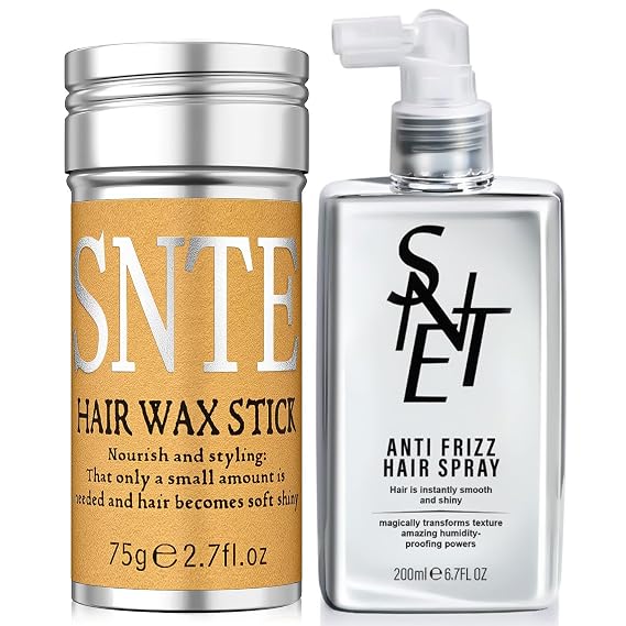 Hair Wax Stick, Anti-Frizz Smoothing Spray for Hair with Shine and Split End Repair - 6.7fl oz