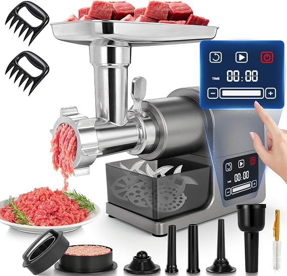 #10 Commercial Electric Meat Grinder,6 LBS/Min for Meat,Sausage