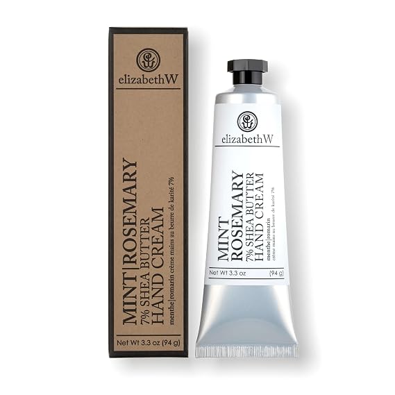 elizabeth W Mint Rosemary Shea Butter Hand Cream - 3.3 oz