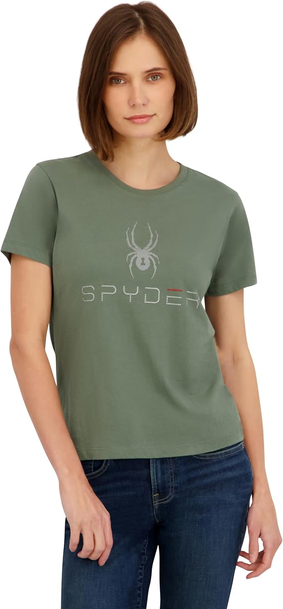 Spyder Women's Core Classic Logo Graphic Short Sleeve Tee T-Shirt