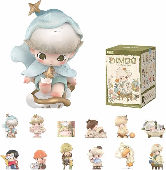 POP MART DIMOO The Missing Day Series Blind Box Figures, Collectible Toys Home Decorations, Holiday Birthday Gifts for Girls and Boys, Single Box