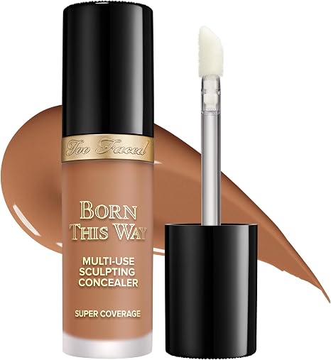 Too Faced Born This Way Super Coverage Multi-Use Concealer | Full Coverage, Oil Free, Long Lasting + Hydrating,13.5ml