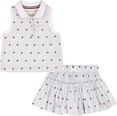 Tommy Hilfiger Girls 2 Pc Skort Set