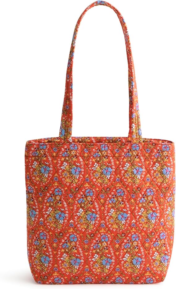 Vera Bradley Women's Premium Cotton Small Original Zip Tote Bag Tote Bag
