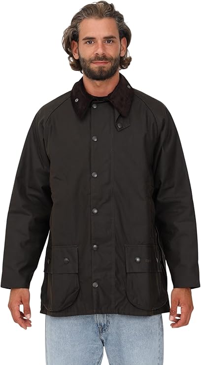 Barbour Men's Classic Beaufort Waxed Cotton Jacket38 Olive