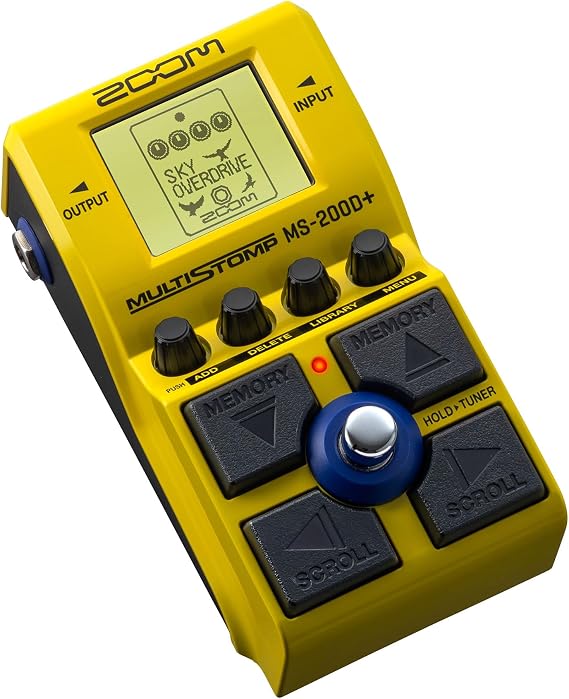 Zoom MS-200D+ MultiStomp Distortion Pedal with 200 Effects