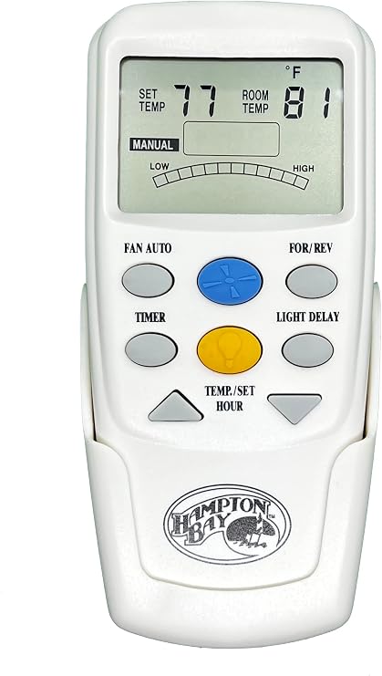 Hampton Bay CHQ7096T Remote Control with YELLOW light button