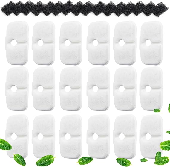 Cat Fountain Filter, 16 Pack Compatible With PETLIBRO® Dockstream Cat Water Fountain PLWF005 / PLWF105 / PLWF115