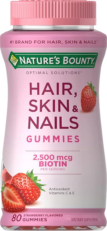 Nature's Bounty Optimal Solutions Hair, Skin & Nails Vitamin Gummies