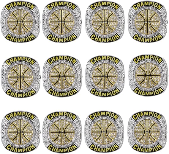 Basketball Championship Ring Trophy Award Gift Tournament Champions or Finalists Champion Ring
