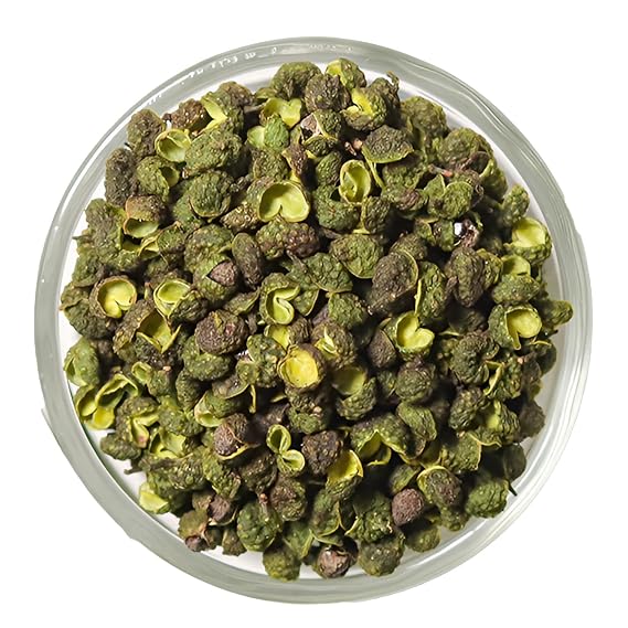 Sichuan Green Peppercorns 80g/ 2.82 Oz, Whole Szechuan Peppercorns with Strong Flavor, Essential for Mapo Tofu, Kung Pao Chicken, and Chinese Cuisine