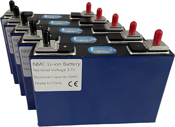 64pcs New 3.7V 60Ah NMC Rechargeable Lithium Ion Battery Cell Prismatic CATL Battery for EV Power