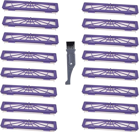 I-clean 16-pack Filters Accessories for all Neato Botvac Robotics 70e 75 80, D Series D75 D80 D85, Connected D3 D5 Vacuum Cleaner Replacement Parts