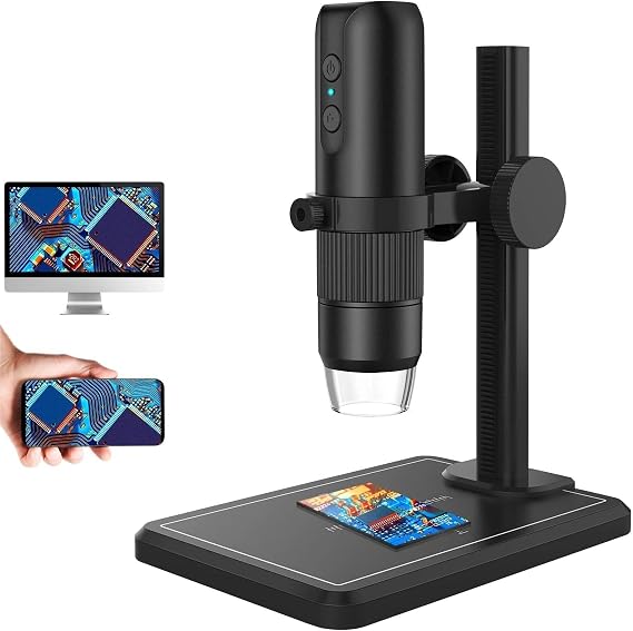 Microscope, Digital Microscope Professional USB With 8 LEDS Endoscope 1600X Zoom Camera Magnifier For Cell Phone PC Coin Soldering Tools,Lab & Scientific Products