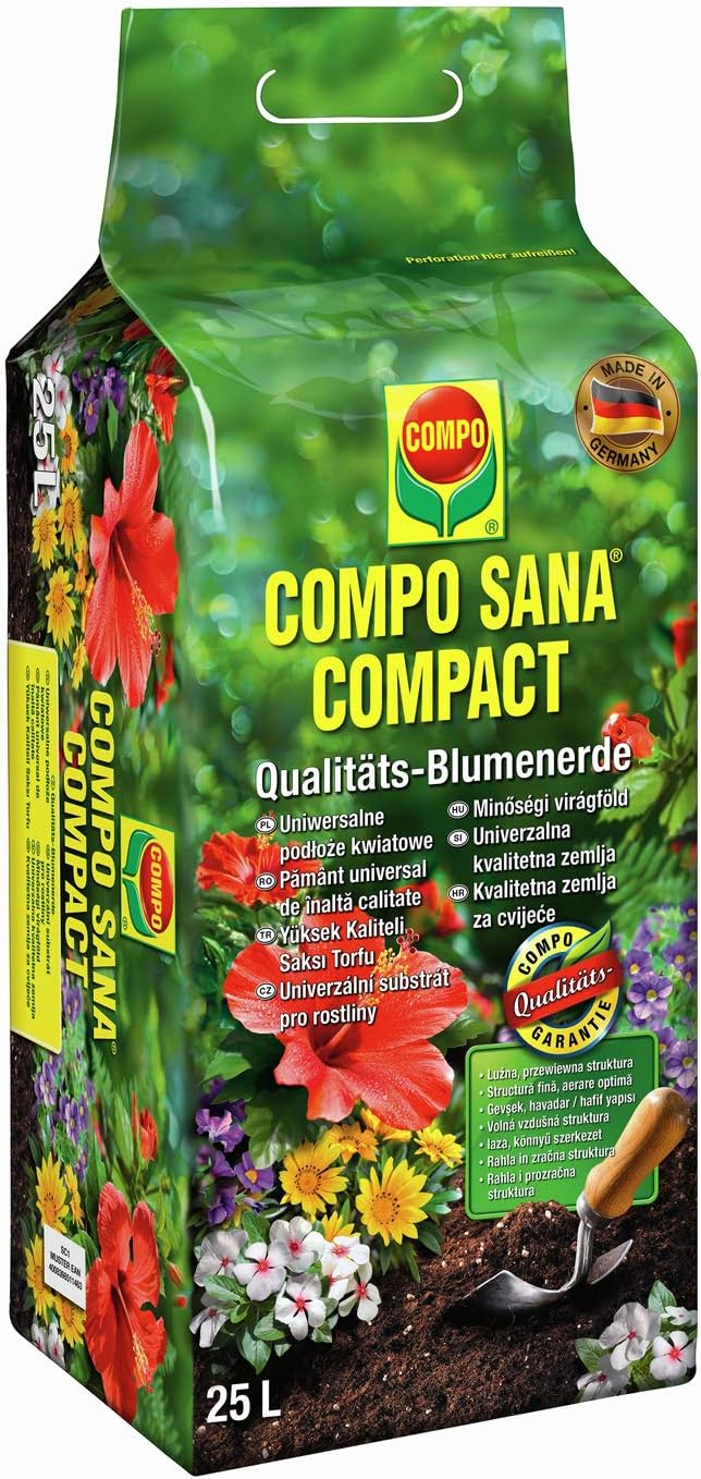 COMPO Sana 1146 Soil for Flowering Plants, 25lt