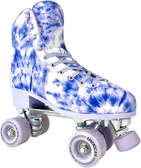 American Athletic Roller Skate- Purple Cloud Quad Roller Skate, Women
