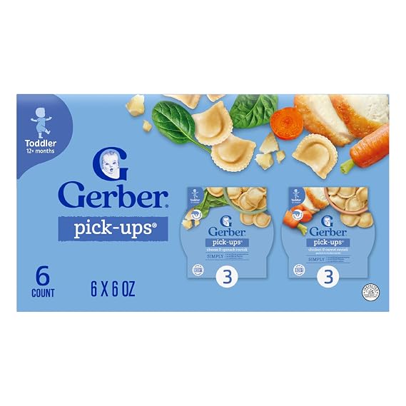 Gerber Toddler Ravioli Variety Pack Pick-Ups, 6 Pack