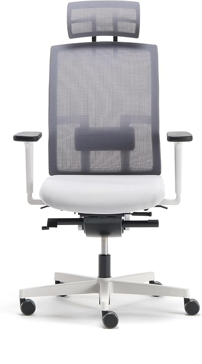 nurus ME TOO Fluid Motion Plus® PP Ayak Başlıklı Gri Çalışma Koltuğu