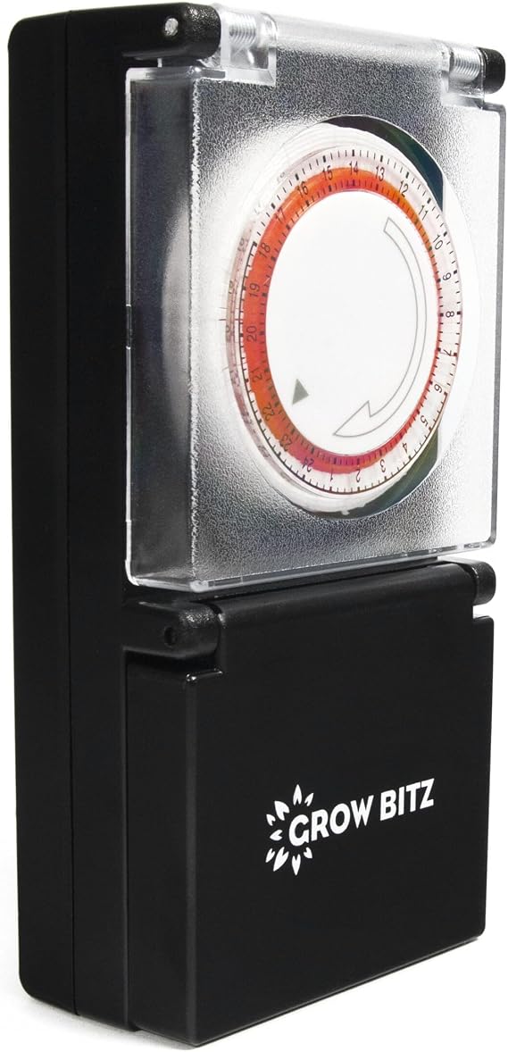 Heavy Duty 24 Hour Timer 220/240V 50Hz Hydroponics Grow Rooms UK Plug