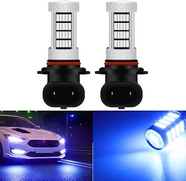 High Power 92smd LED Bulbs 10000K Deep Blue 9005 9006 9145 9140 H10 Super Bright Fog Light or Daytime Running Driving Lights (DRL Lamps) Replacement for Cars,Trucks, SUVs, Vans