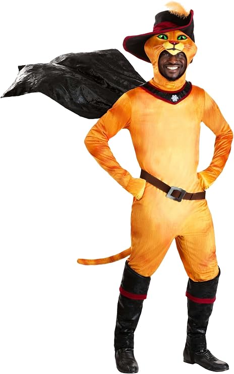 Shrek Puss in Boots Costume for Adults - Officially Licensed