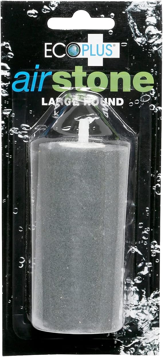 EcoPlus Round Air Stone, Large,Gray
