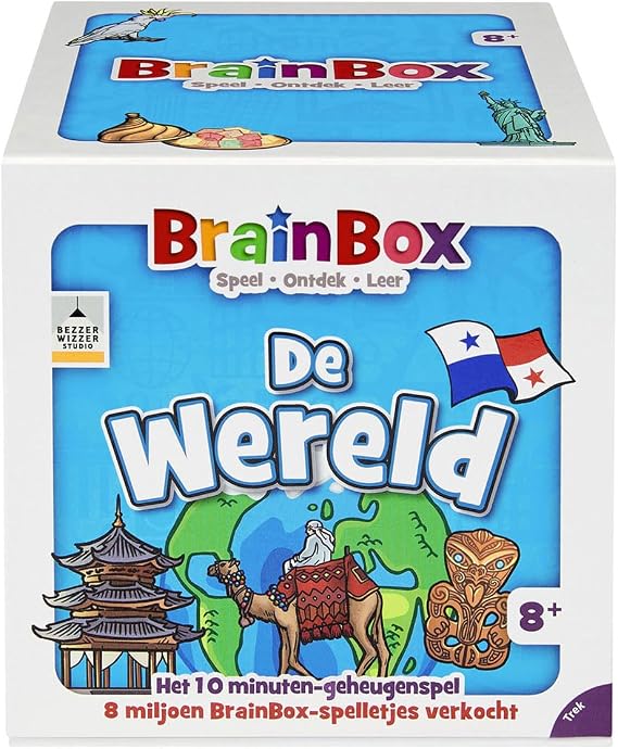 Asmodee board game BrainBox The World - educational memory game for children