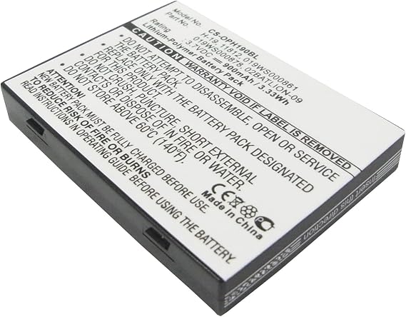 ALLC Replacement Battery for Opticon H16/H-16/H-16A/H-16B/H19/H-19/H19A/H-19a/H19A-EN-K01/H-19B/H-19d,PN:019WS000861/019WS000878/02BATLION-09/11812/H-16/H-19,900mAh