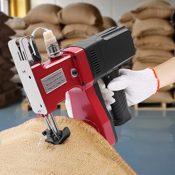 Electric Handheld Sewing Portable Bag Closer Sack Closing Stitching Sewing Machine,Industrial Electric Bag Stitching Closer Seal Sewing Machine