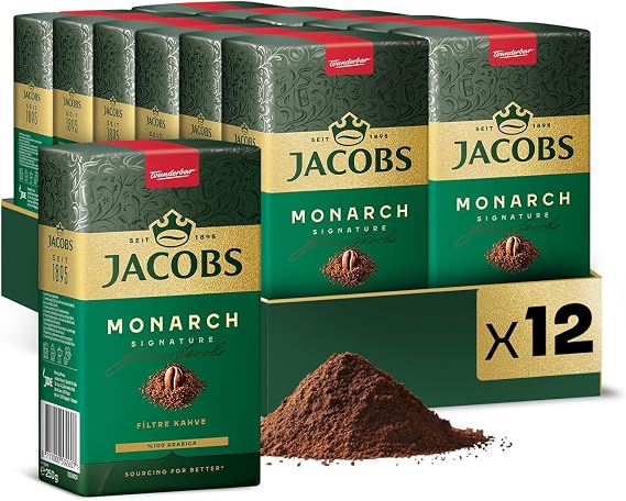 Jacobs Monarch 250 Gram Filter Coffee x 12 Pack