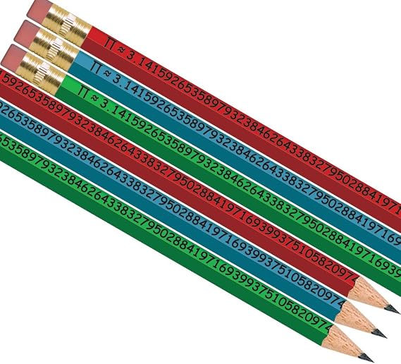 GRAPHITE Hexagonal Pi Pencil - Bulk Box of (144), #2 Lead